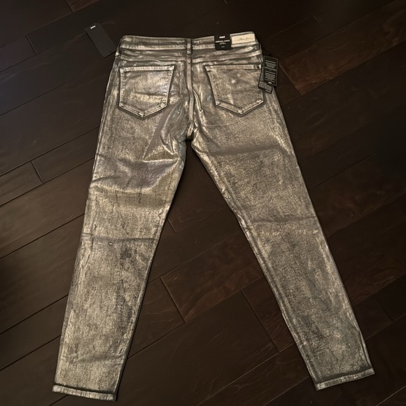 Mavi Adriana ankle silver galactic jeans 31 NWT - Picture 5 of 12